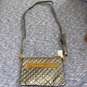 AhDorned Gray Silver Purse